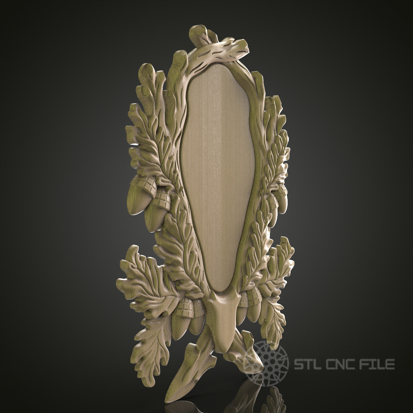 Rustic Hunting Plaque for CNC and 3D Printing - STL File