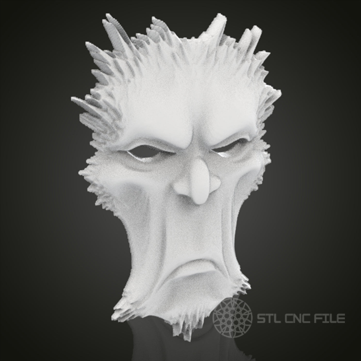 Mystical Forest Spirit Relief | STL Model for CNC Router, 3D Printer | Aspire, Artcam, CNC Files