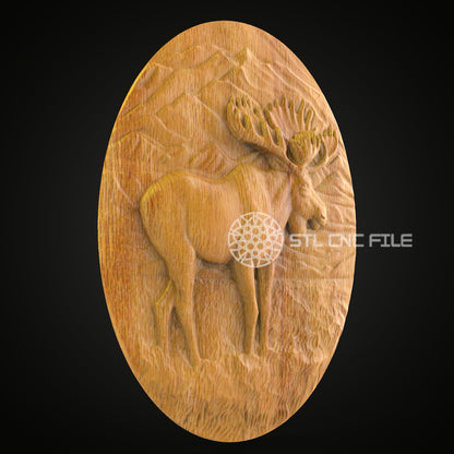 Majestic Eagle in Flight STL Model - CNC Router Engraver, Artcam, Aspire - Wood Art Wall Decor CNC Files