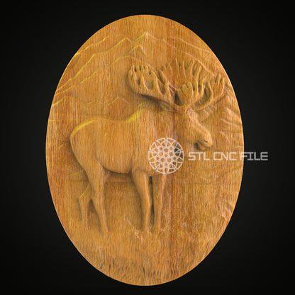 Majestic Eagle in Flight STL Model - CNC Router Engraver, Artcam, Aspire - Wood Art Wall Decor CNC Files