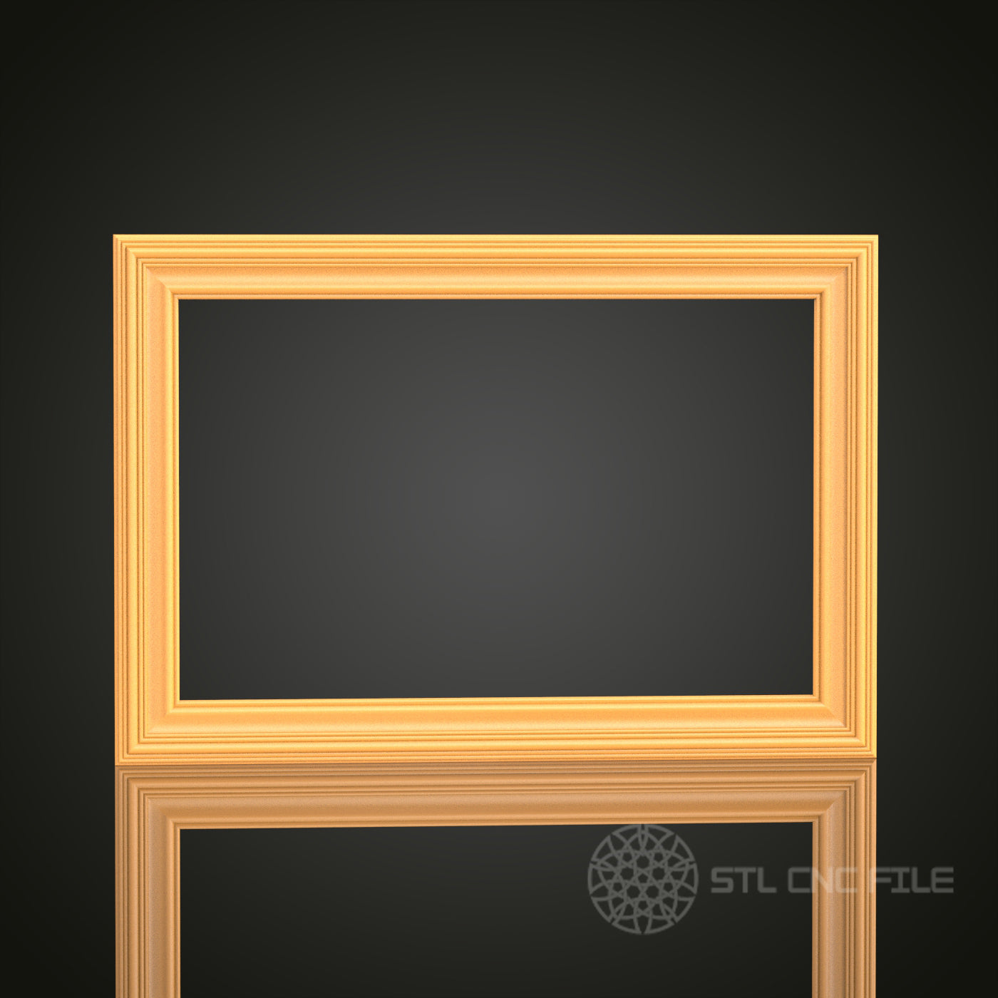 Classic 3D Frame STL Model for CNC Router Engraver | Artcam, Aspire | Wood Art Decor | 3D Printer Ready