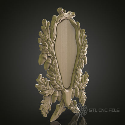 Rustic Hunting Plaque for CNC and 3D Printing - STL File