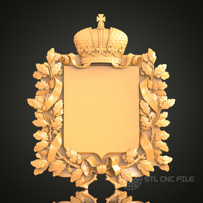 Regal 3D Frame STL Model for CNC Router Engraver | Artcam, Aspire | Wood Art Decor | 3D Printer Ready