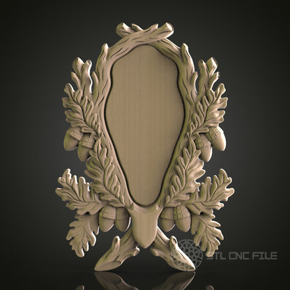 Rustic Hunting Plaque for CNC and 3D Printing - STL File