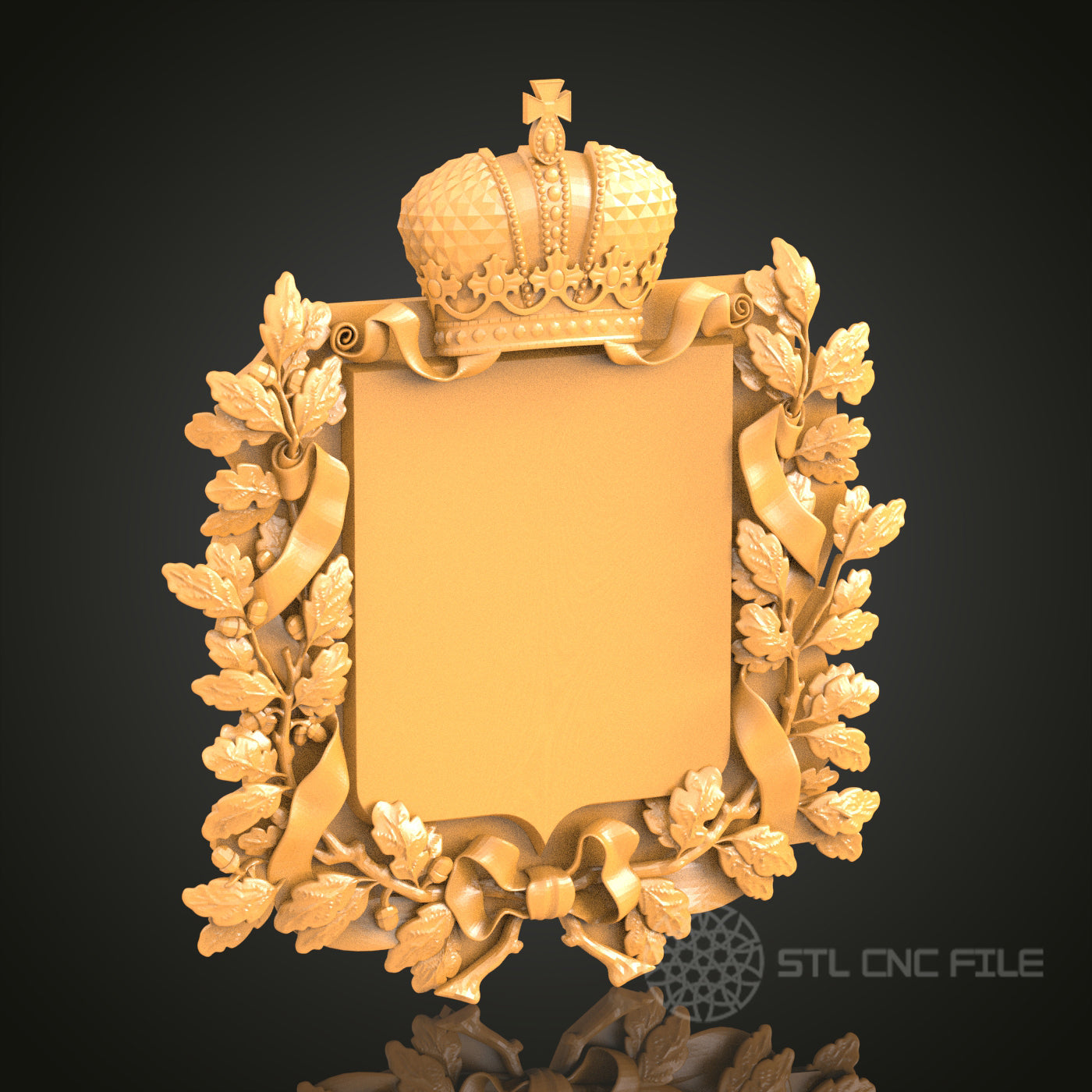 Regal 3D Frame STL Model for CNC Router Engraver | Artcam, Aspire | Wood Art Decor | 3D Printer Ready