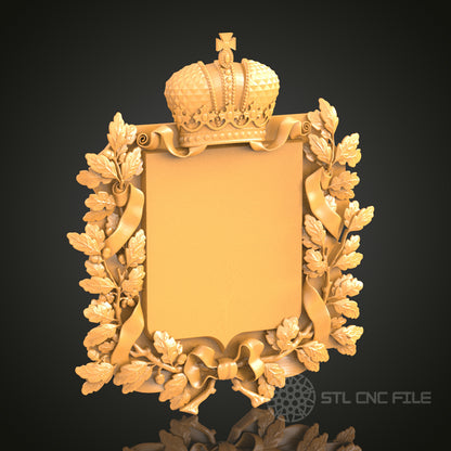 Regal 3D Frame STL Model for CNC Router Engraver | Artcam, Aspire | Wood Art Decor | 3D Printer Ready