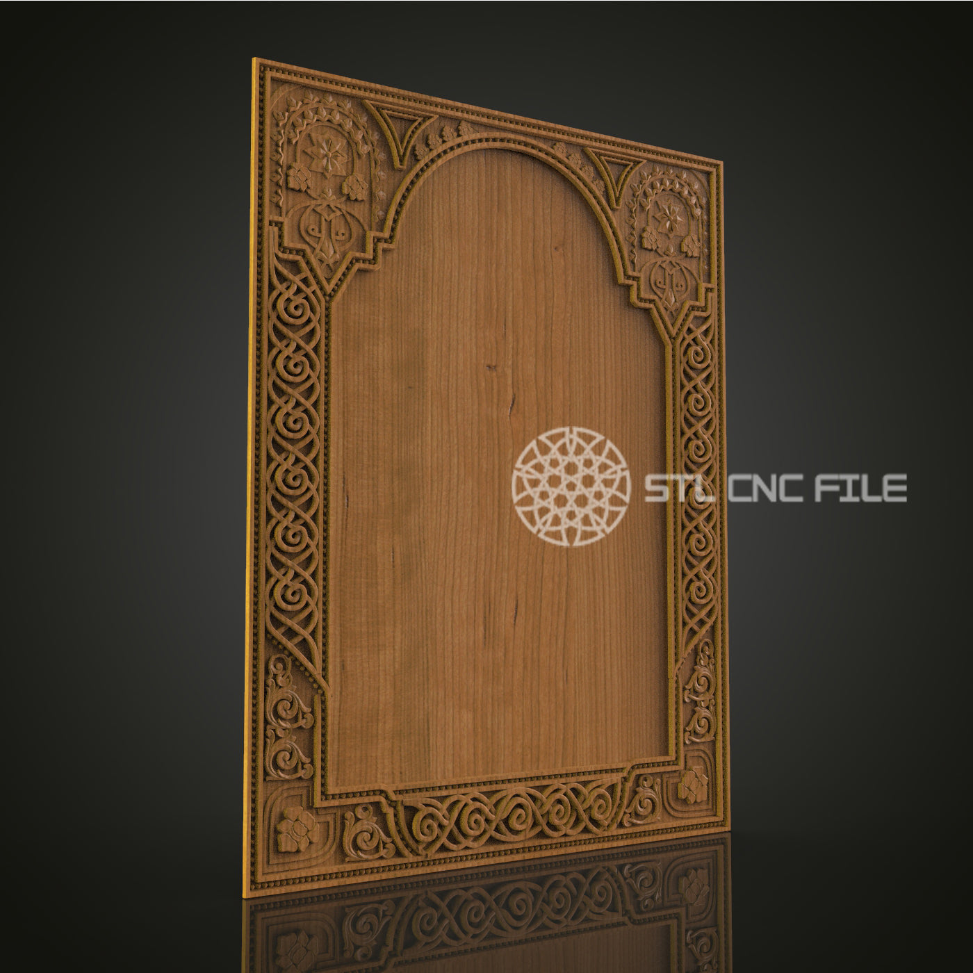 Ornate Archway STL Model for CNC Router, Artcam, Aspire, CNC Files, Wall Decor, Wood Art, 3D Printer – Digital Woodworking File