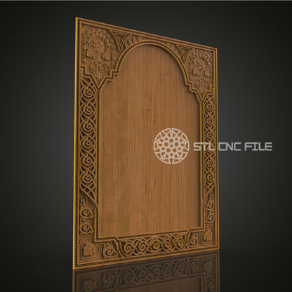 Ornate Archway STL Model for CNC Router, Artcam, Aspire, CNC Files, Wall Decor, Wood Art, 3D Printer – Digital Woodworking File
