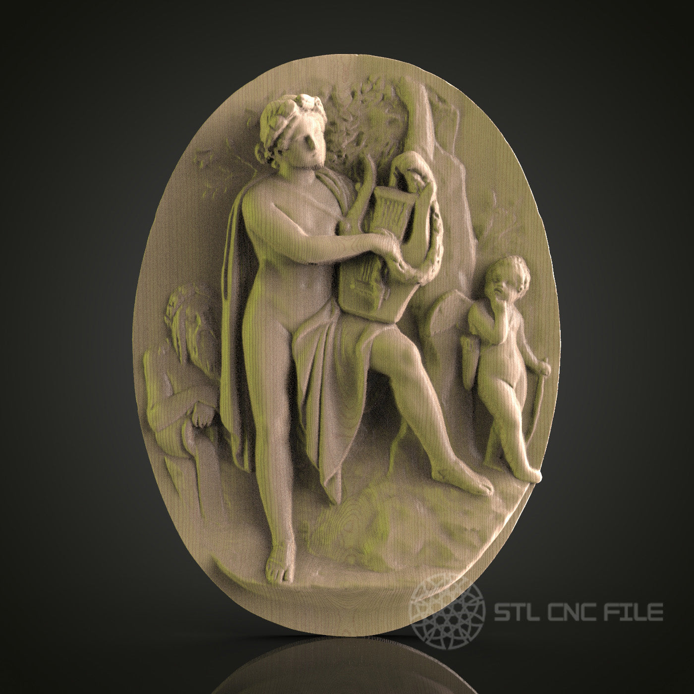 Exquisite CNC Wood Carving STL Model - 3D Printer & CNC Router Engraver Files for Art, Wall Decor, Aspire, Artcam