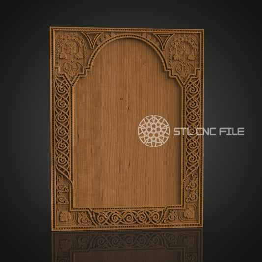Ornate Archway STL Model for CNC Router, Artcam, Aspire, CNC Files, Wall Decor, Wood Art, 3D Printer – Digital Woodworking File