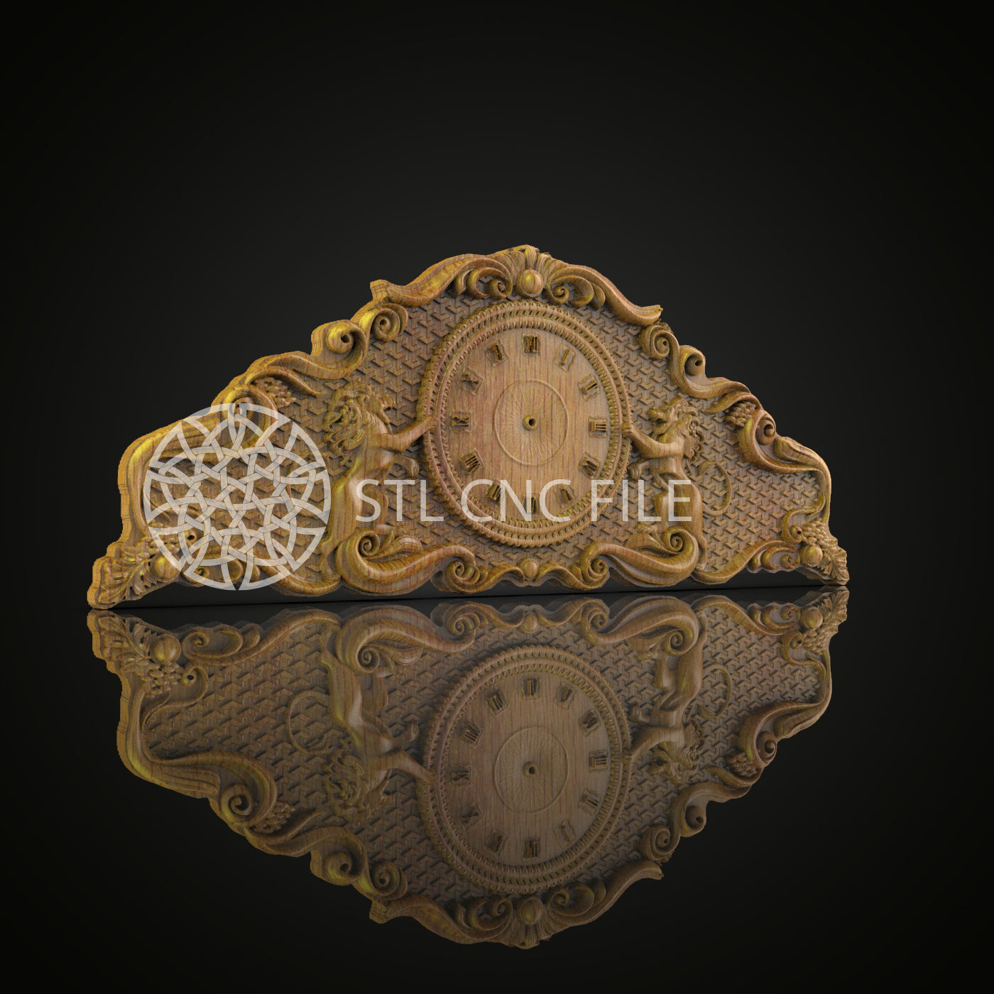Sacred Geometry 3D STL Panel - CNC Engraving File, Wood Art, Wall Decor, Artcam & Aspire Compatible, Spiritual Mandala Design