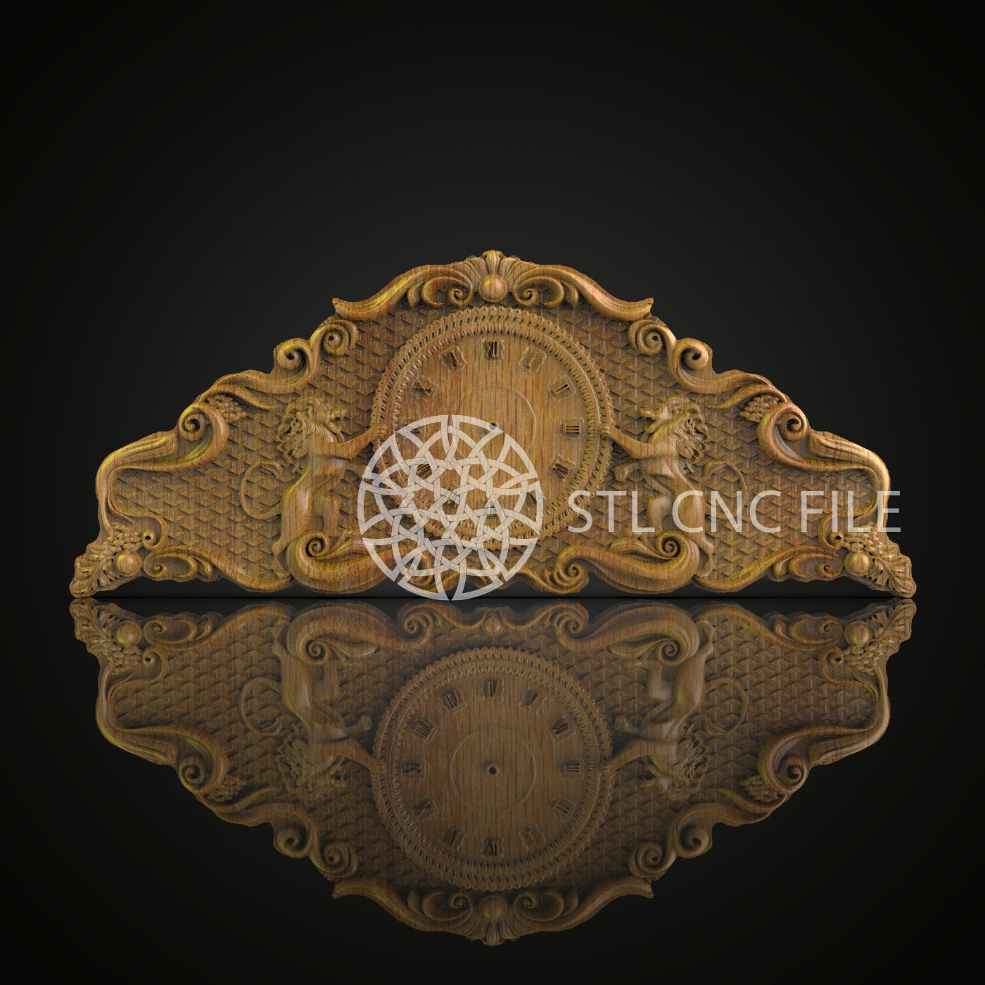 Sacred Geometry 3D STL Panel - CNC Engraving File, Wood Art, Wall Decor, Artcam & Aspire Compatible, Spiritual Mandala Design