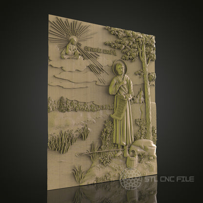 Exquisite CNC Wood Carving STL Model - 3D Printer & CNC Router Engraver Files for Art, Wall Decor, Aspire, Artcam