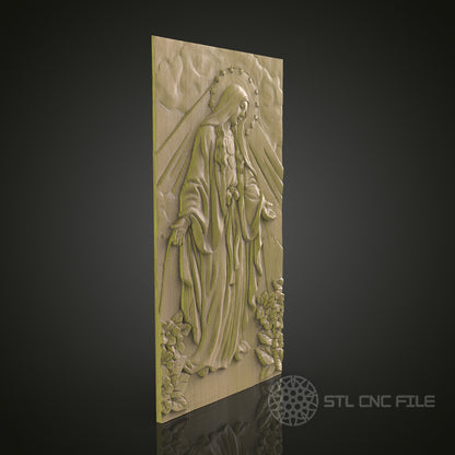 Intricate CNC Wood Carving STL Model - 3D Printer & CNC Router Engraver Files for Art, Wall Decor, Aspire, Artcam