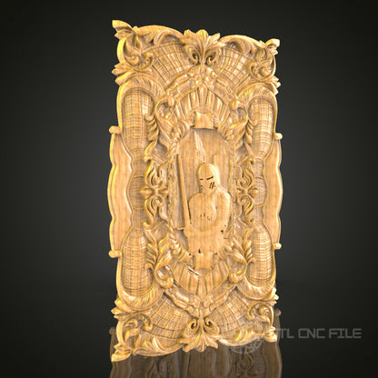 Steampunk Archway 3D Relief Model for CNC – Vintage Door Design, Artcam, Aspire