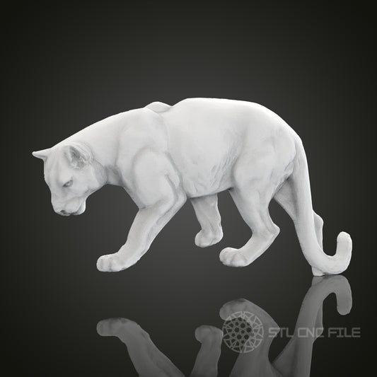 Majestic Panther STL Model for CNC Router Engraver, Artcam, Aspire, 3D Printer - Wood, Wall Decor, Art
