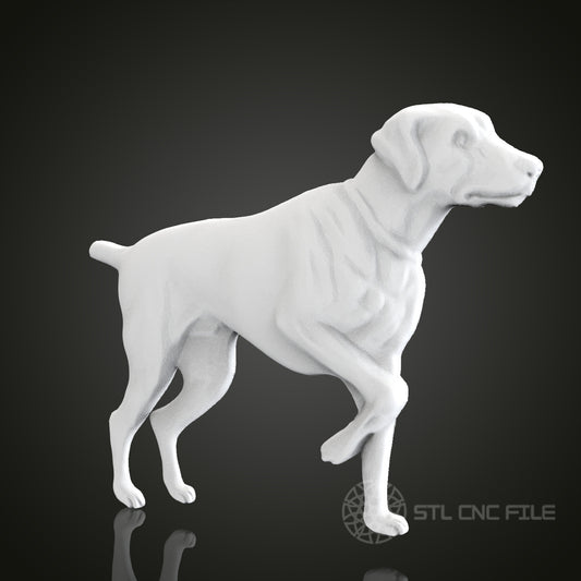 Dog STL Model for CNC Router Engraver, Artcam, Aspire, CNC Files, Wood Art Wall Decor, 3D Printer