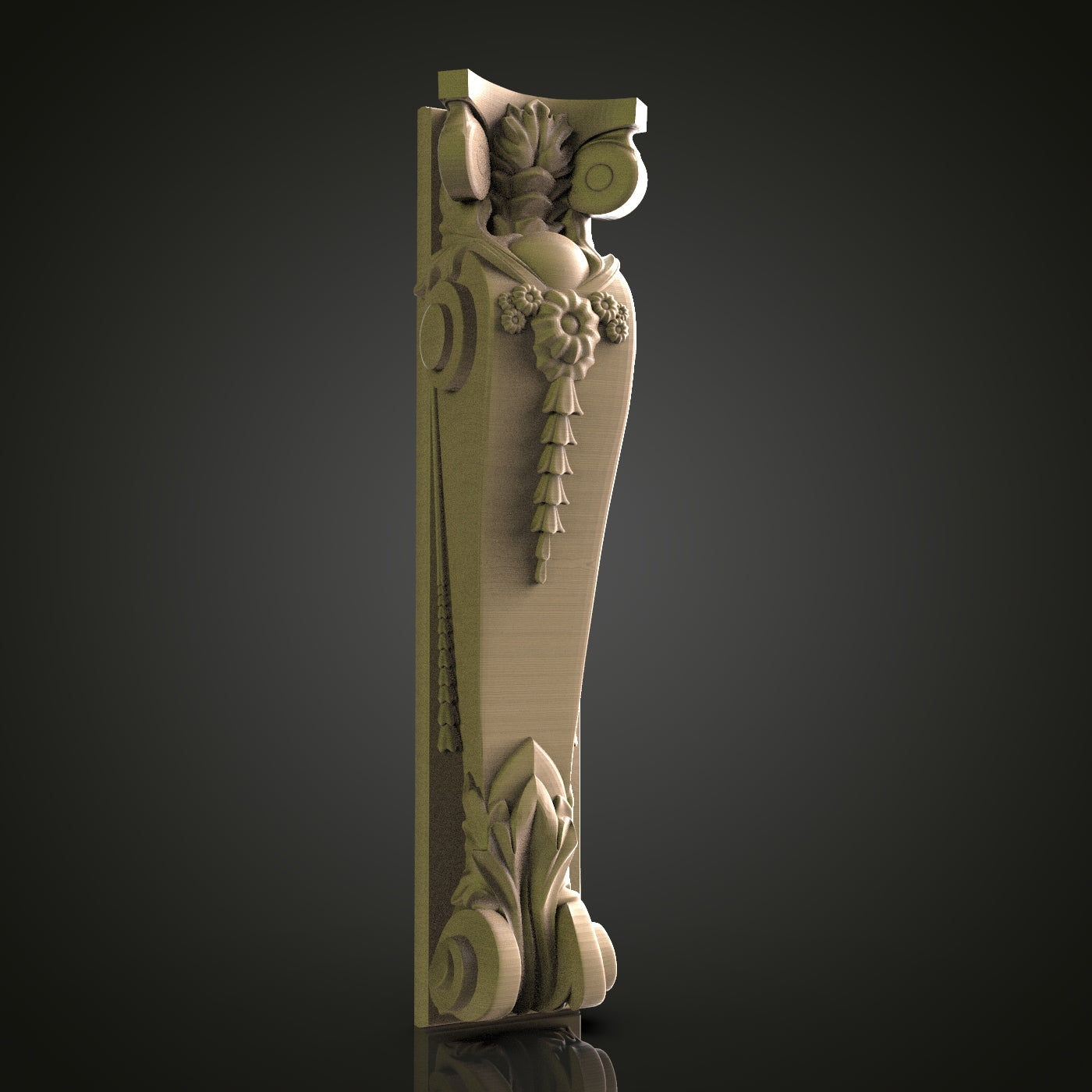 STL Model for CNC Router Engraver, Artcam, Aspire - Wood Art Wall Decor 3D Printer