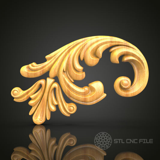 Elegant Wood Wall Decor | STL Model CNC Router Engraver Artcam Aspire CNC Files