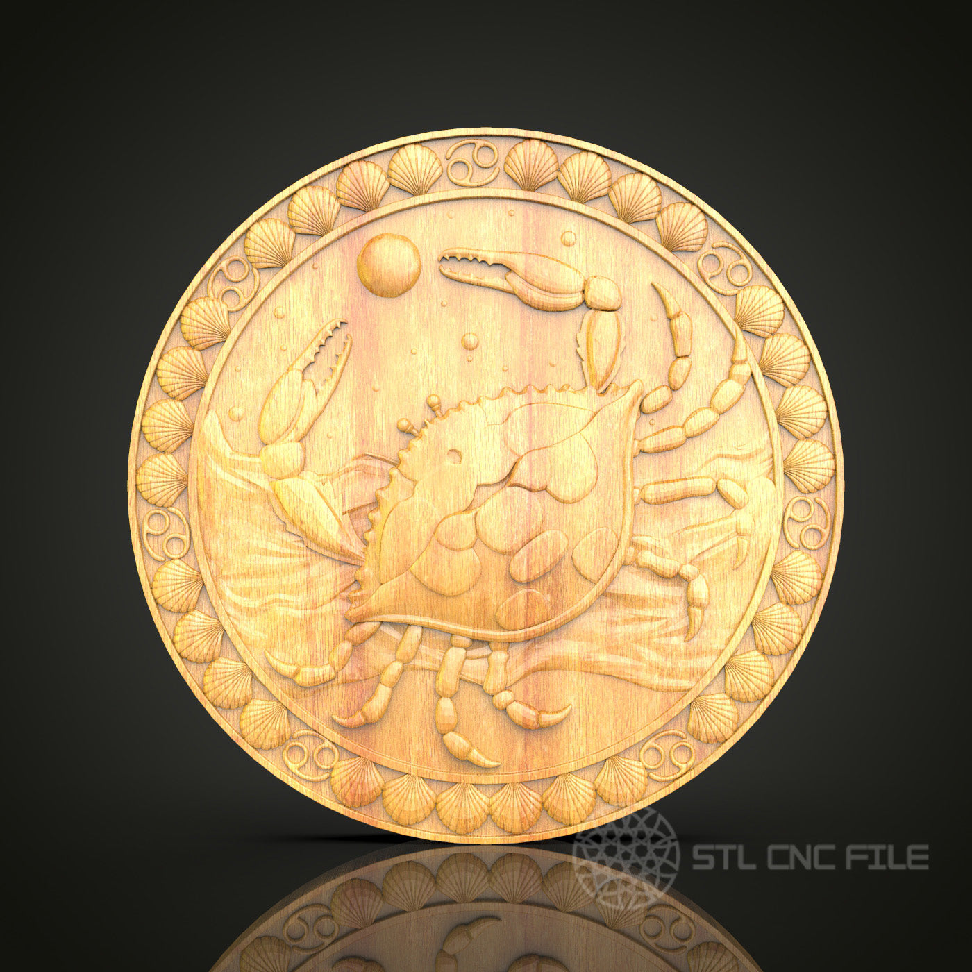 Capricorn Zodiac and Celestial STL Model for CNC EngravinAries Zodiac Wood Carving - CNC Engraved Wall Decor, Astrology Art, Perfect for Home and Officeg