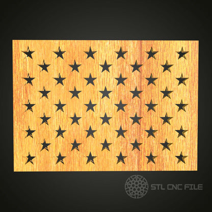USA Block Letters 3D Model - STL for CNC Router Engraver, Artcam, Aspire, CNC Files, Wood Art Decor