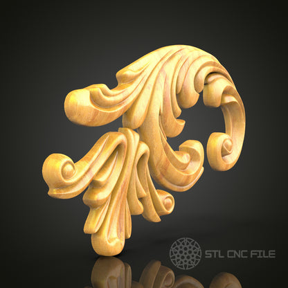 Elegant Wood Wall Decor | STL Model CNC Router Engraver Artcam Aspire CNC Files