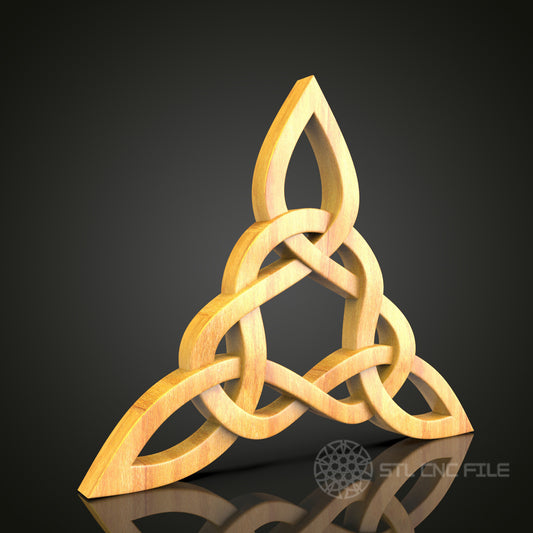 Eternal Knot Wooden Decor - CNC Router STL Model, Artcam, Aspire File for Wall Art