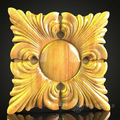 Eagle Crest STL Model for CNC Router, Artcam, Aspire - Decorative Wooden Art Wall Decor