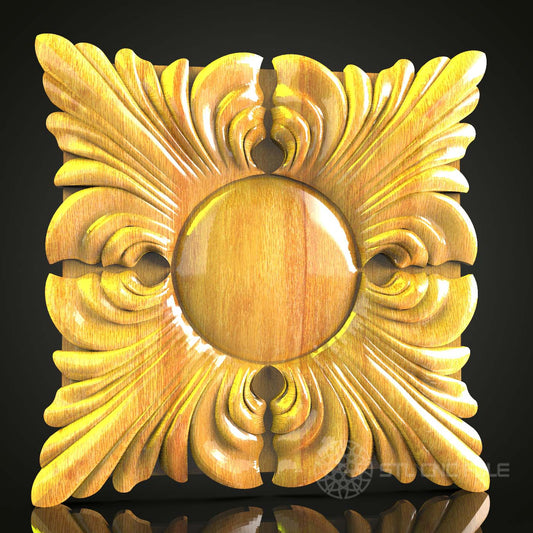 Eagle Crest STL Model for CNC Router, Artcam, Aspire - Decorative Wooden Art Wall Decor