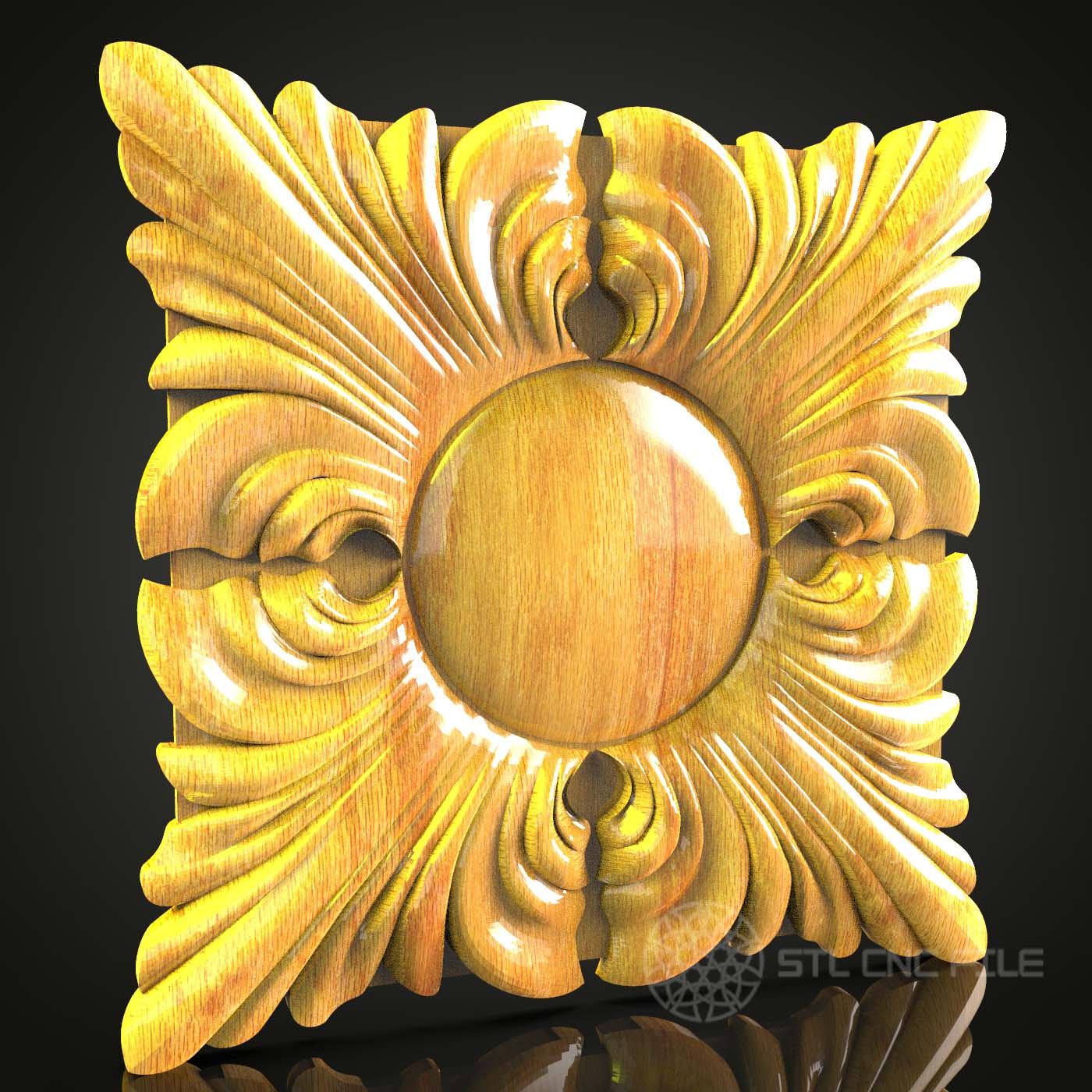 Eagle Crest STL Model for CNC Router, Artcam, Aspire - Decorative Wooden Art Wall Decor
