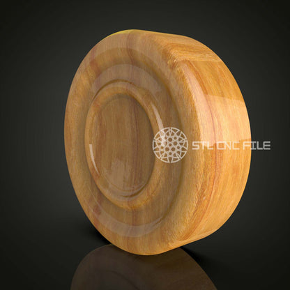 Sacred Geometry Plate STL - CNC Engraving File