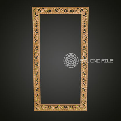 Tall Ornate Decorative Frame 3D Model for CNC - Artcam, Aspire, STL Files